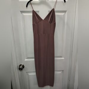 Boohoo Mauve Midi Dress
